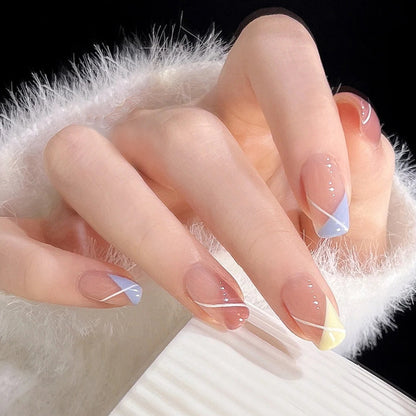 spring-fresh-geometric-temperament-manicure-gentle-and-sweet-nude-ins-manicure-piece-fake-nails