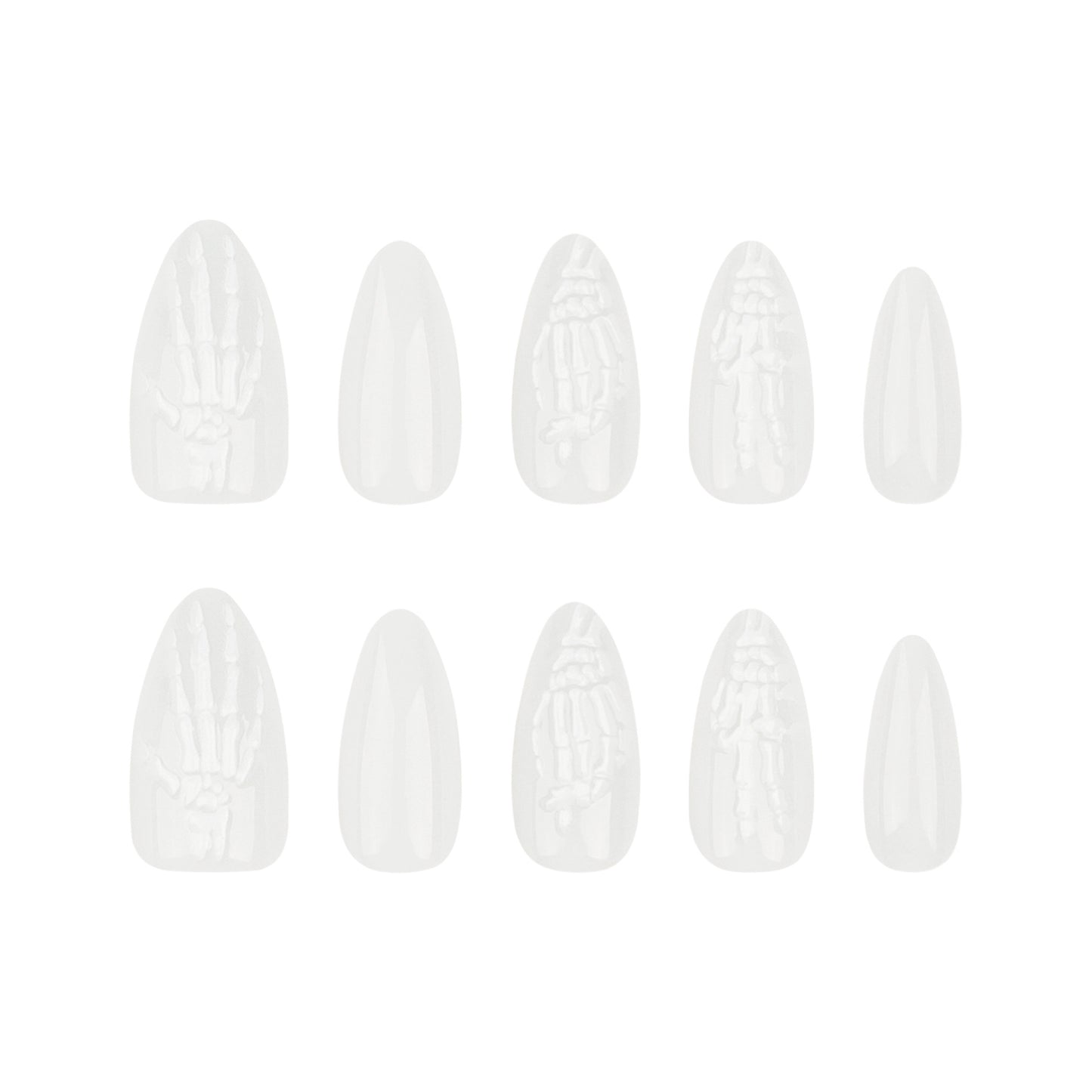 short-almond-wear-nail-24-years-halloween-bone-nail-art-white-solid-color-wear-fake-nails-blazehot