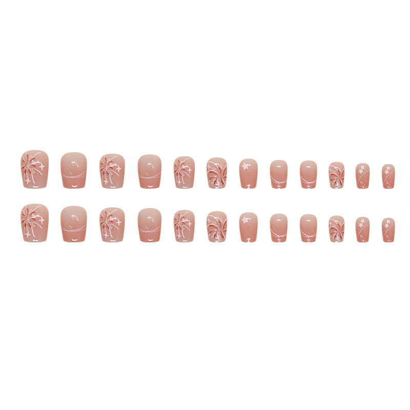 blush-nail-art-fireworks-wearing-nail-removable-star-nail-film-short-ballet-nail-art-patch-small-short-ladder-nail-film