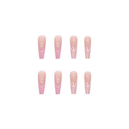 pink-gradual-change-color-fake-nails-wear-nail-long-nail-patch-can-be-pressed-on-nails