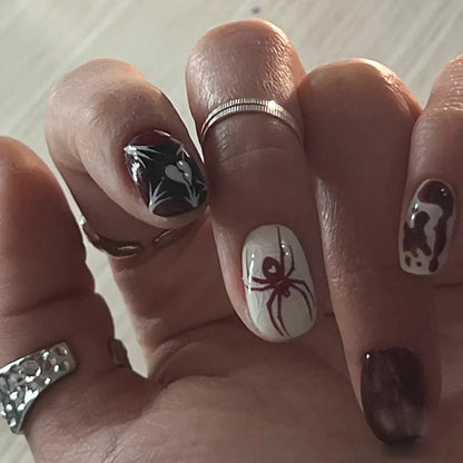 wearing-nail-blazehot-red-and-white-contrasting-color-nail-patch-white-love-red-spider-nail-24-years-wearing-nail