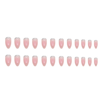 round-head-nail-ice-through-gentle-pink-temperament-white-light-luxury-fake-nails-ins-wind-nail-art